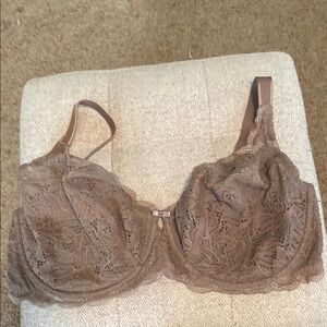 Paramour Brown Lace Underwire Bra